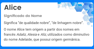 Significado do nome Alice