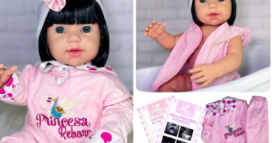 Bebe Reborn Boneca Real 100% Silicone Pode dar Banho