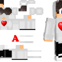 Skin para Minecraft Apaixonado