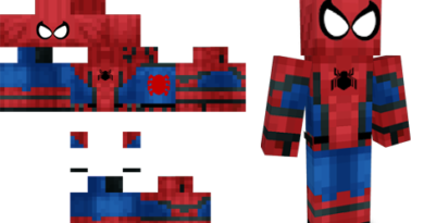 logo skin homem aranha Minecraft